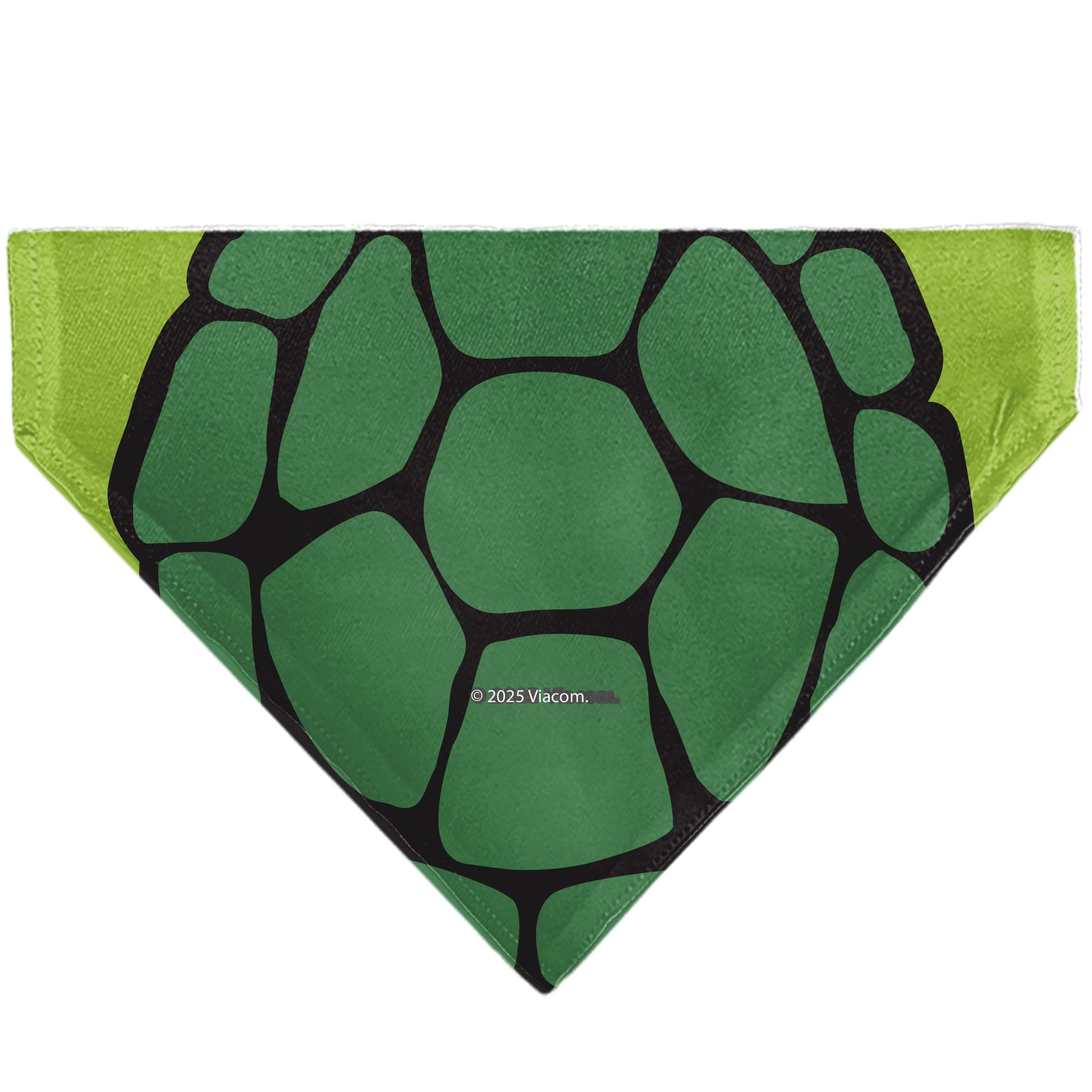 Pet Bandana - Ninja Turtles Leonardo Face and Turtle Shell Character Close-Up Green Pet Bandanas Teenage Mutant Ninja Turtles