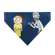 Pet Bandana - Rick and Morty Arms Crossed Pose Blue Pet Bandanas Rick and Morty