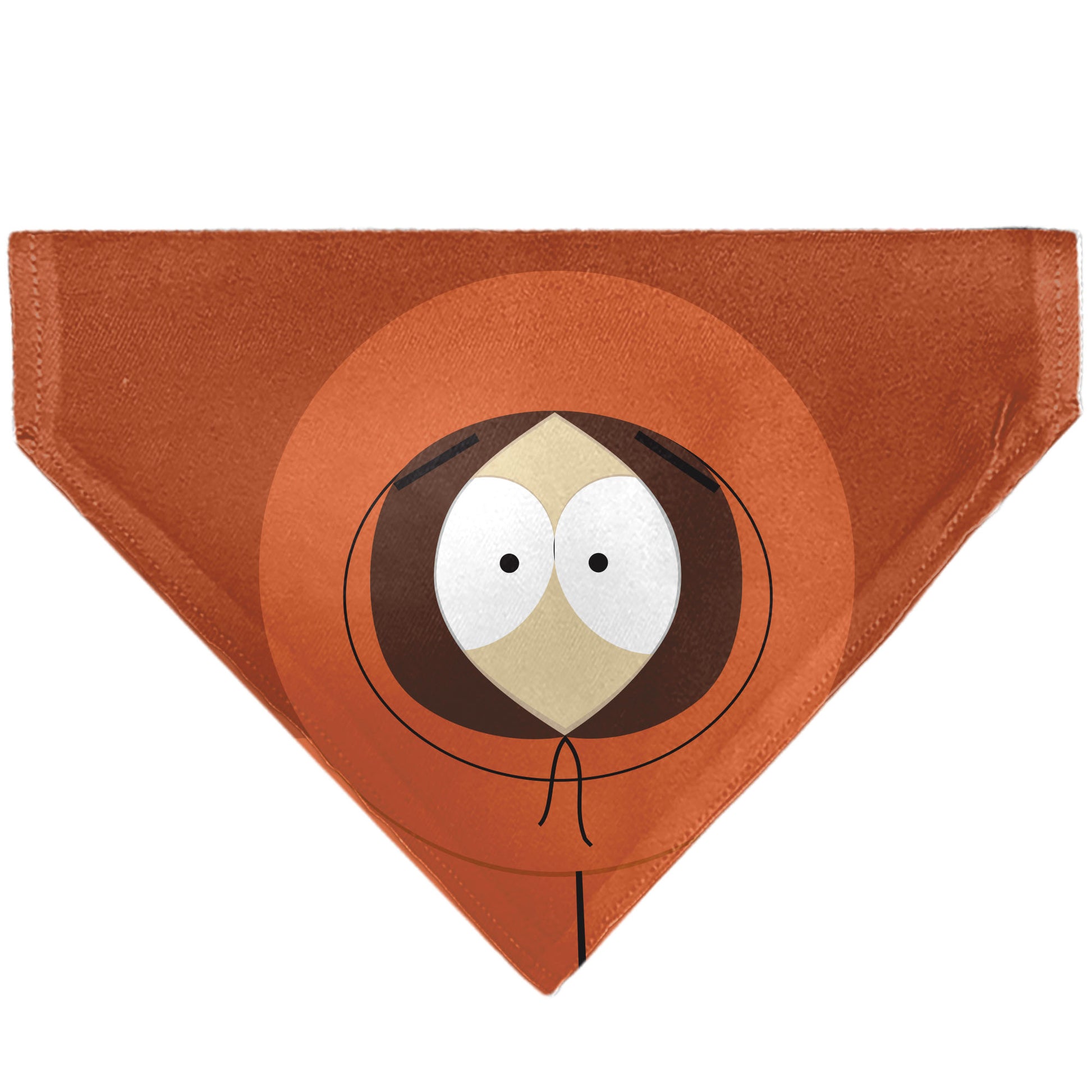 Pet Bandana - South Park Kenny McCormick Face Close-Up Orange Pet Bandanas South Park