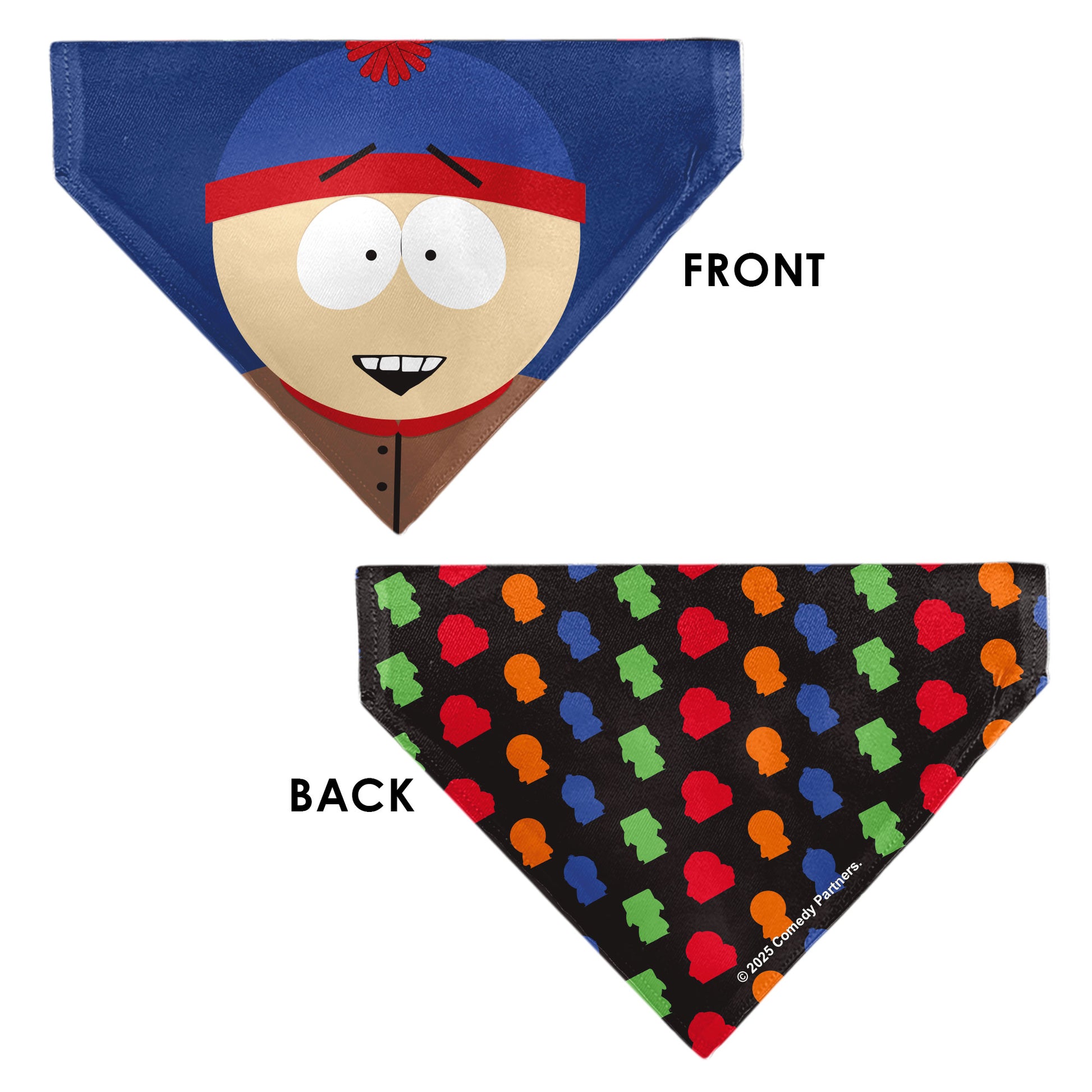 Pet Bandana - South Park Stan Marsh Face Close-Up Blue Pet Bandanas South Park