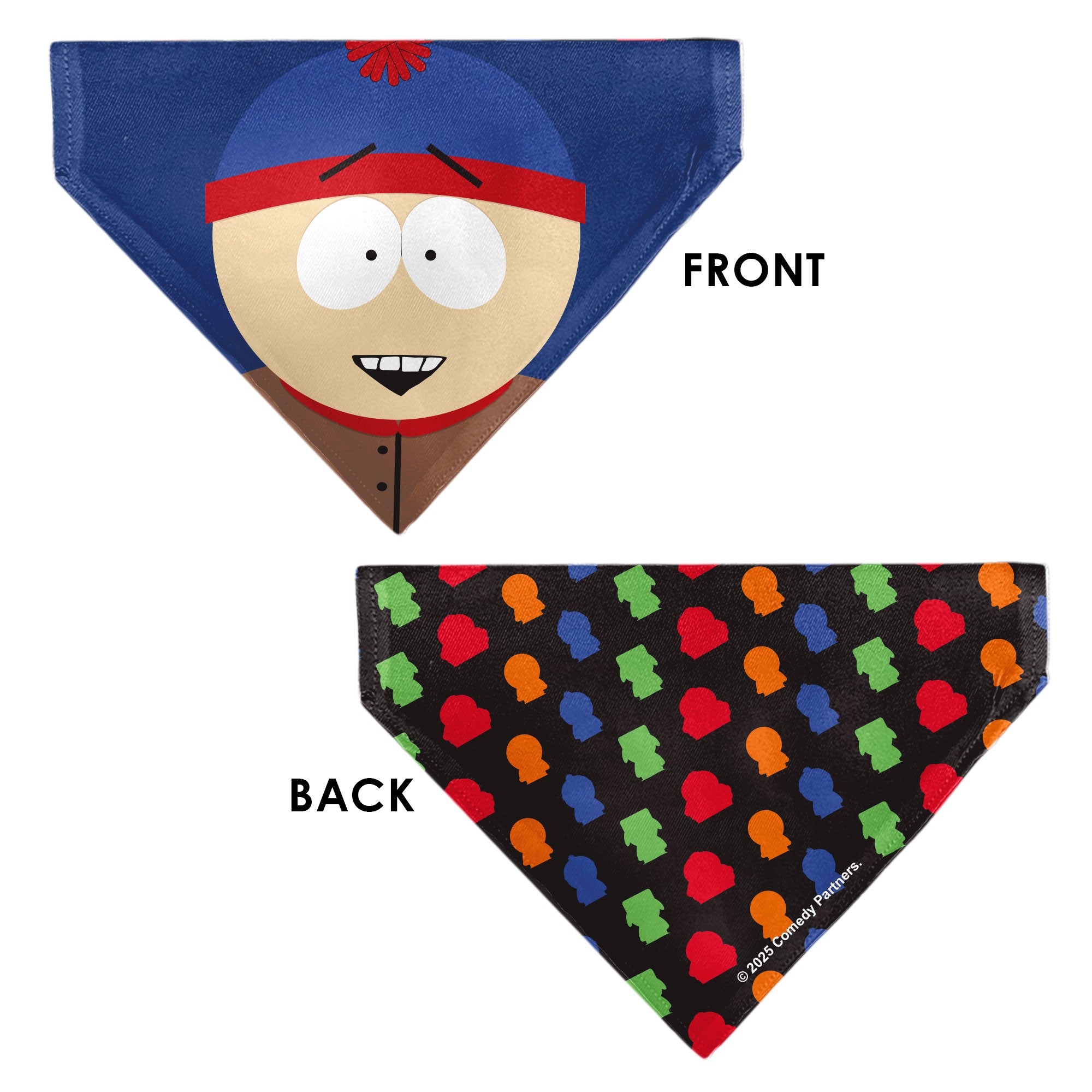 Pet Bandana - South Park Stan Marsh Face Close-Up Blue Pet Bandanas South Park