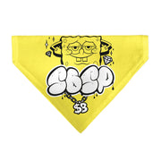 Pet Bandana - SpongeBob SquarePants SPSP $B Chain Pose Yellow Pet Bandanas SpongeBob SquarePants