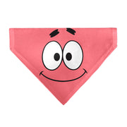 Pet Bandana - SpongeBob SquarePants Patrick Star Face Close-Up Pink Pet Bandanas SpongeBob SquarePants