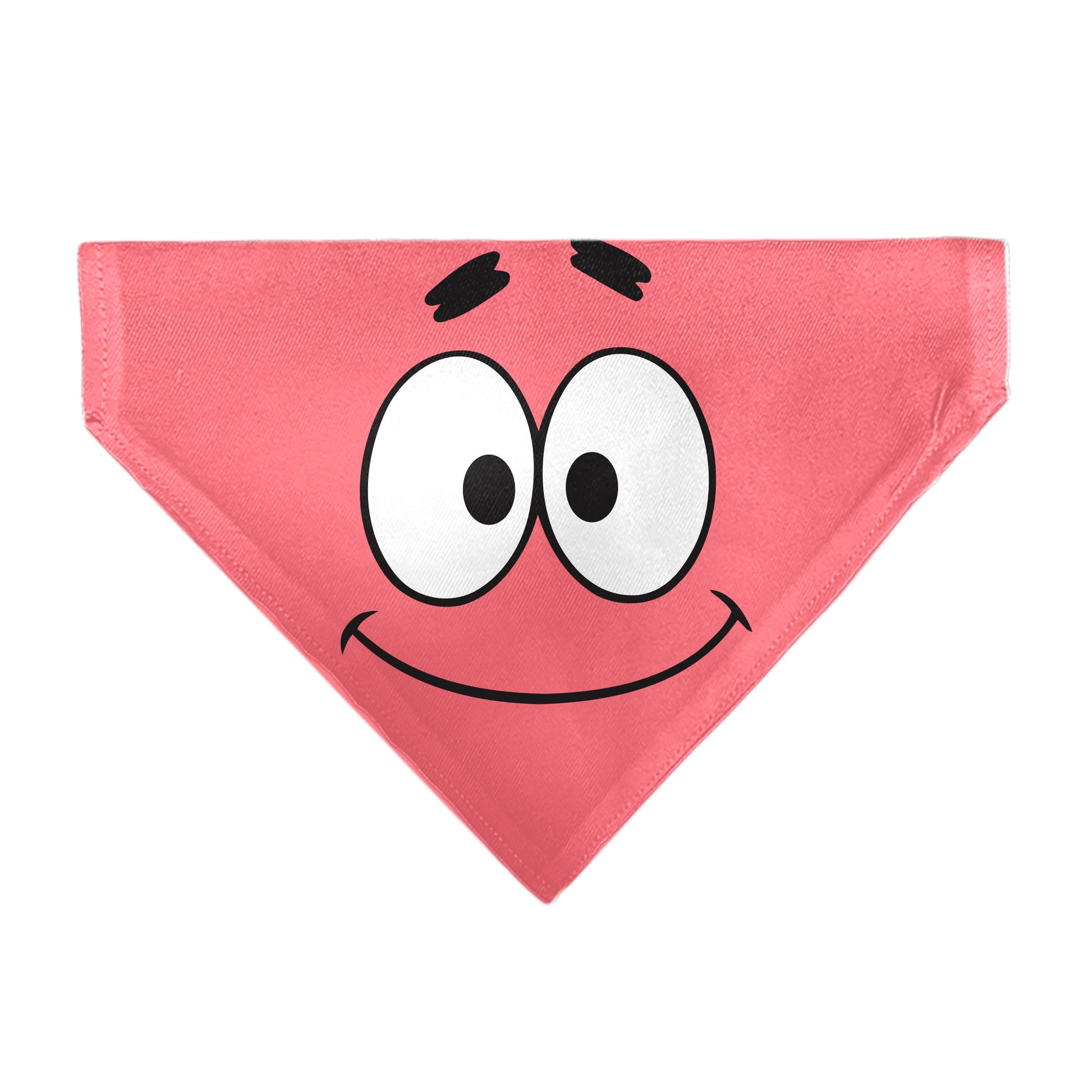 Pet Bandana - SpongeBob SquarePants Patrick Star Face Close-Up Pink Pet Bandanas SpongeBob SquarePants
