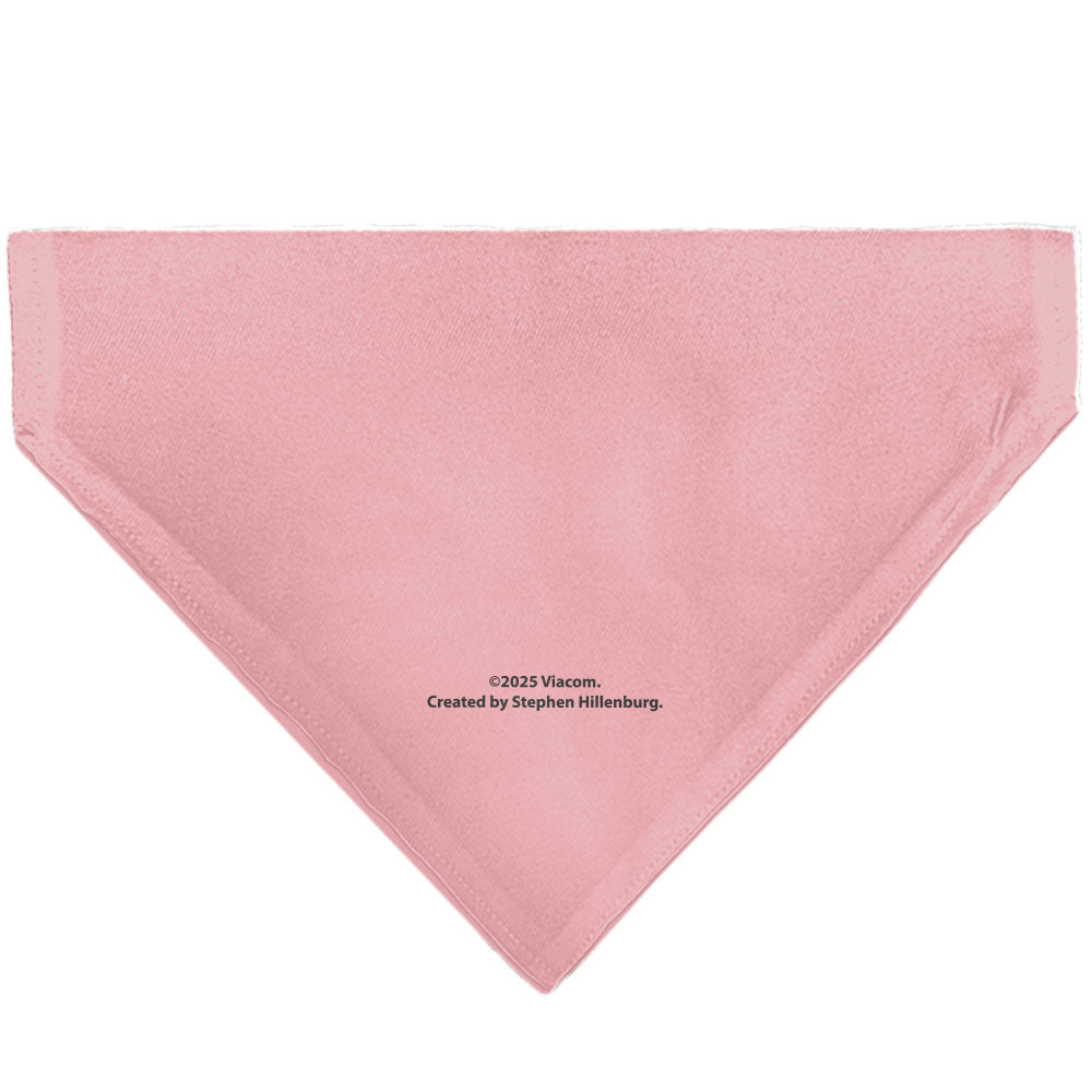 Pet Bandana - SpongeBob SquarePants Patrick Star Character Close-Up Pink Pet Bandanas SpongeBob SquarePants