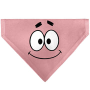 Pet Bandana - SpongeBob SquarePants Patrick Star Character Close-Up Pink Pet Bandanas SpongeBob SquarePants