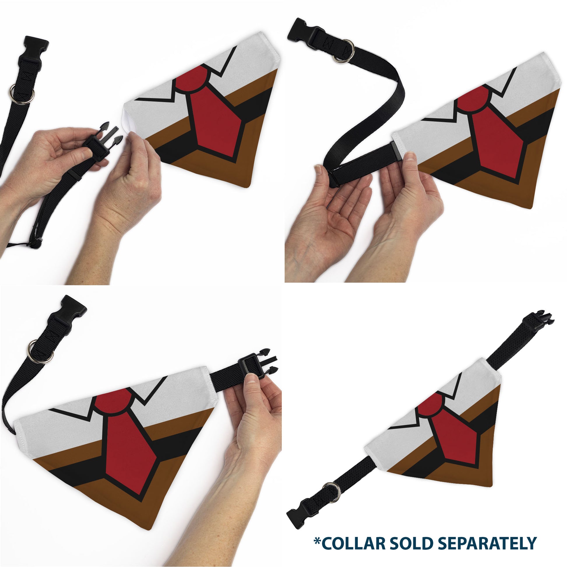 Pet Bandana - SpongeBob SquarePants Tie Outfit Character Close-Up Pet Bandanas SpongeBob SquarePants