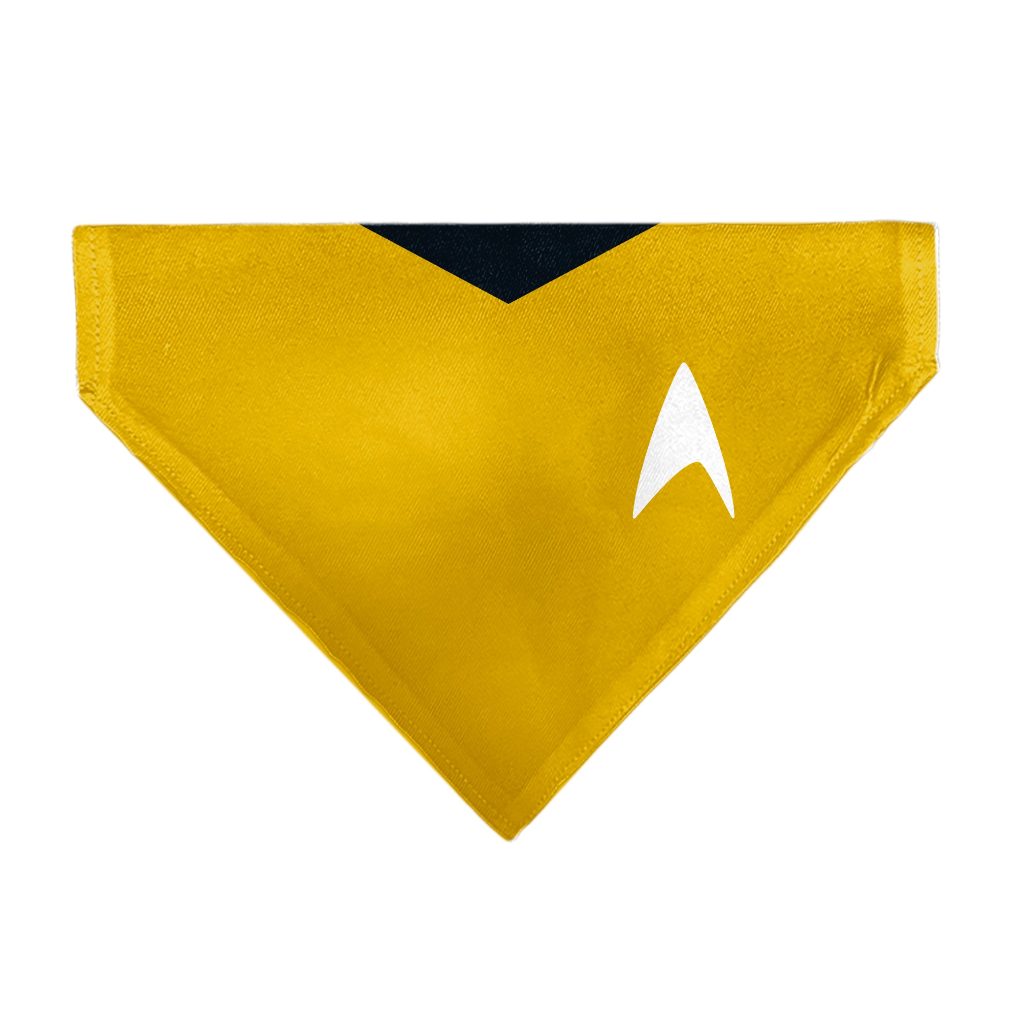 Pet Bandana - Star Trek Original Series Golden Yellow Uniform Print Pet Bandanas Star Trek