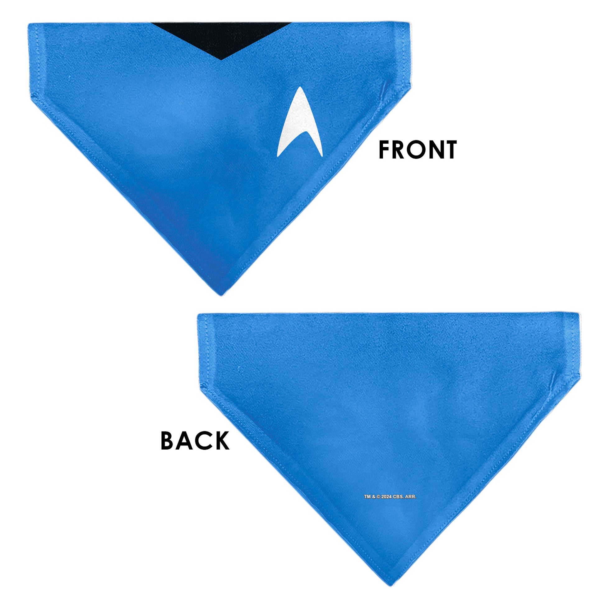 Pet Bandana - Star Trek Original Series Blue Uniform Print Pet Bandanas Star Trek