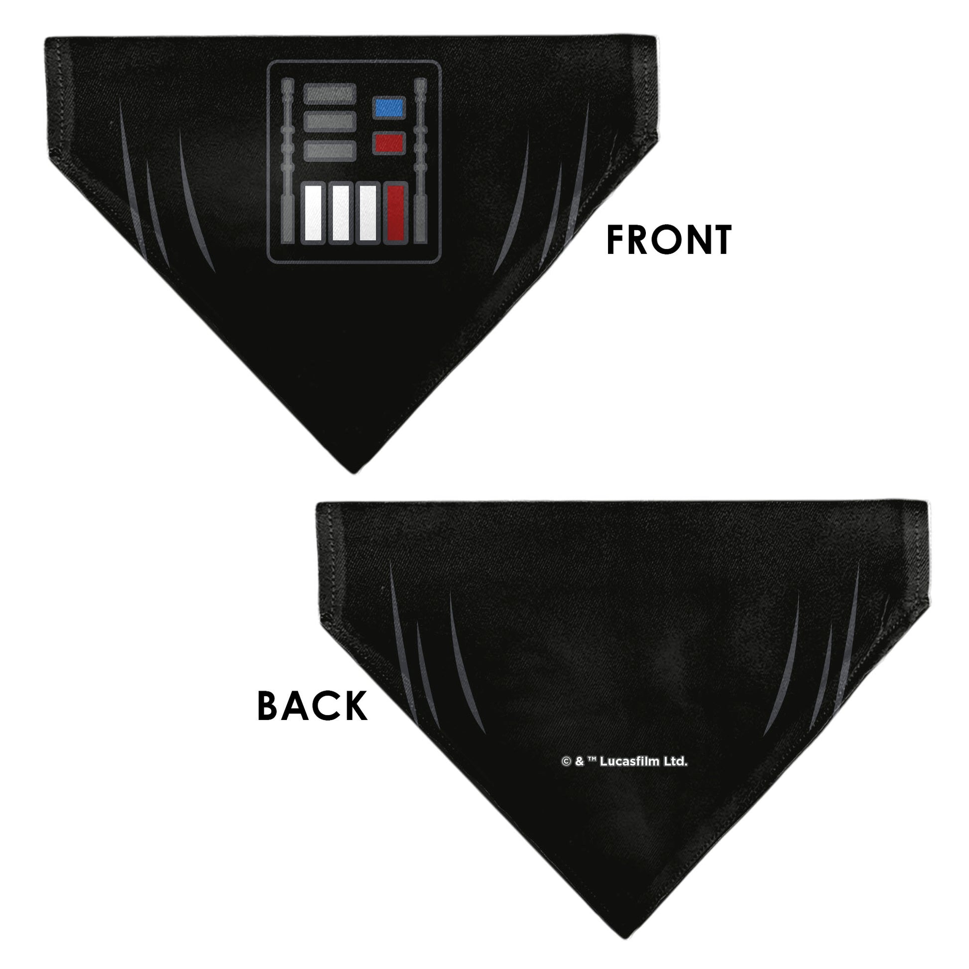 Pet Bandana - Star Wars Darth Vader Character Close-Up Black Pet Bandanas Star Wars
