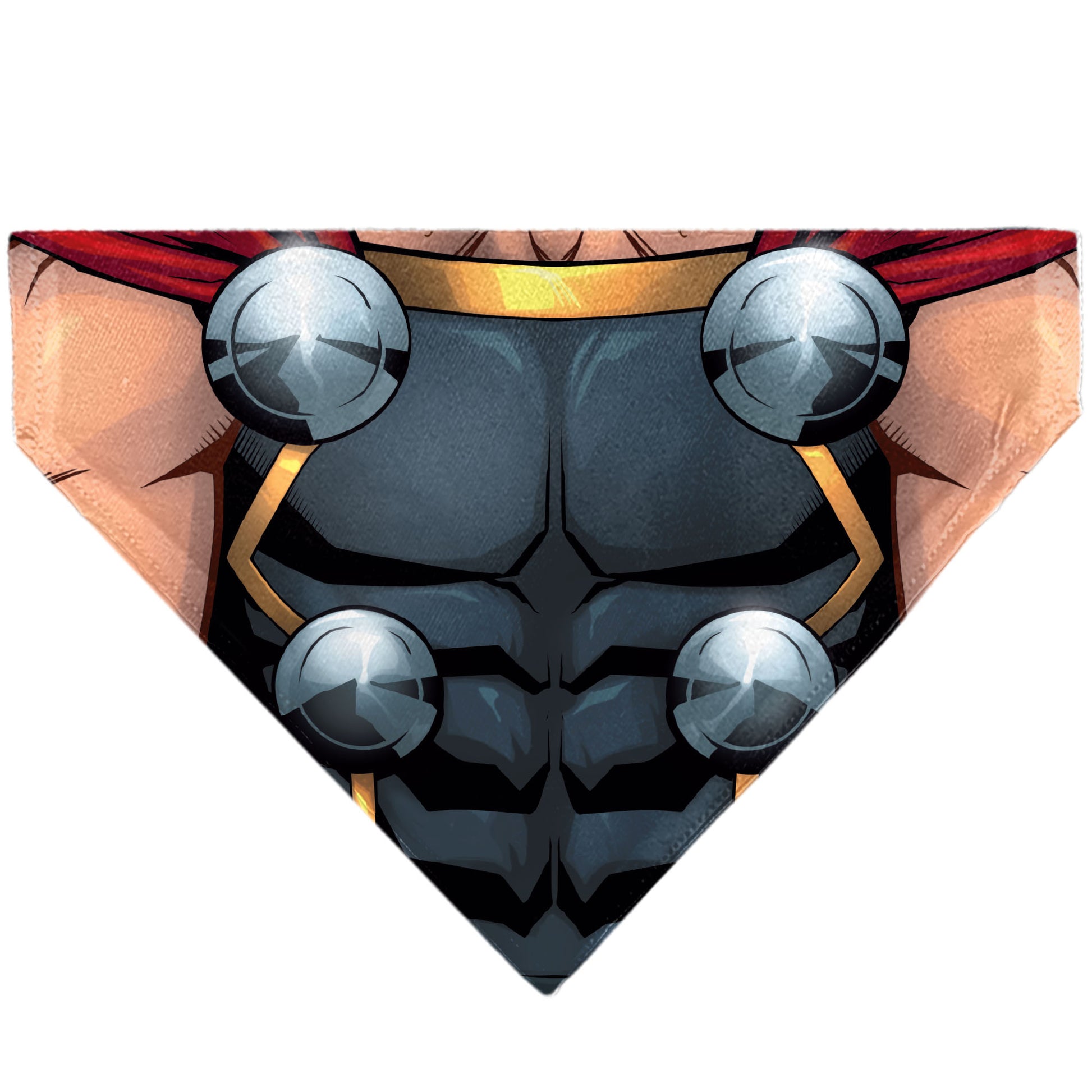 Pet Bandana - Thor Suit Chest Detail Grays Pet Bandanas Marvel Comics
