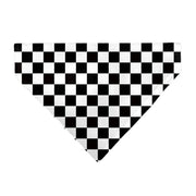 Pet Bandana - Checker Black/White Pet Bandanas Buckle-Down
