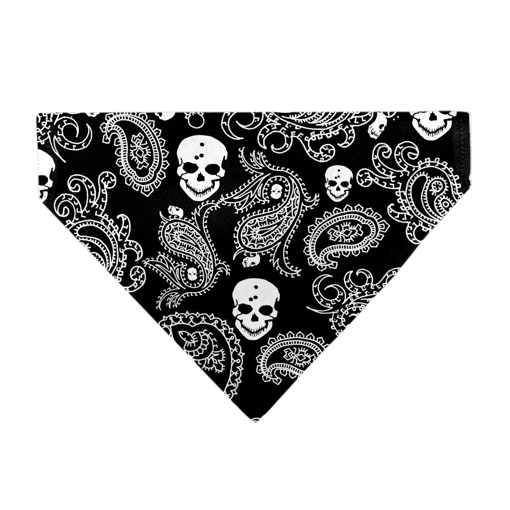Pet Bandana - Bandana/Skulls Black/White Pet Bandanas Buckle-Down