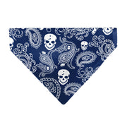Pet Bandana - Bandana/Skulls Royal/White Pet Bandanas Buckle-Down