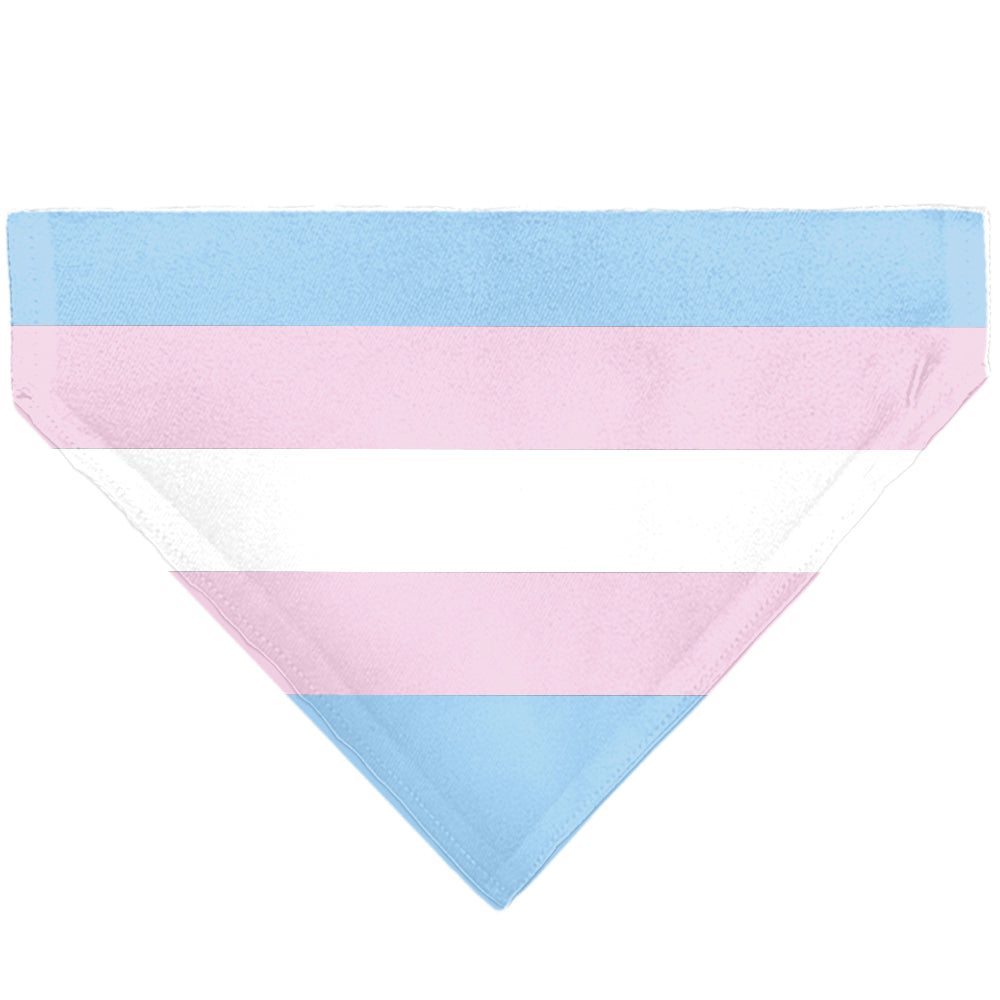 Pet Bandana - Flag Transgender Baby Blue/Baby Pink/White Pet Bandanas Buckle-Down, Inc.
