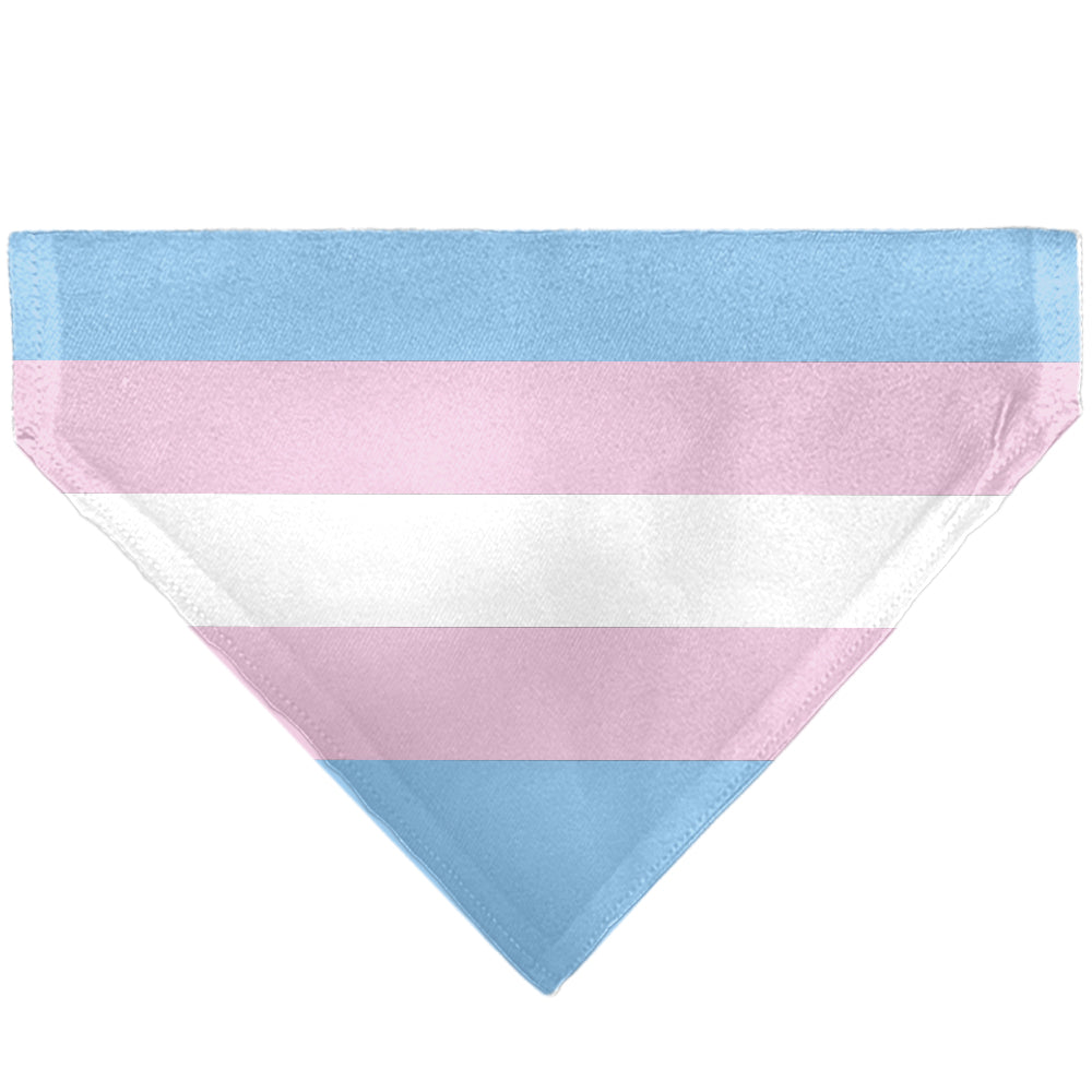 Pet Bandana - Flag Transgender Baby Blue/Baby Pink/White Pet Bandanas Buckle-Down, Inc.