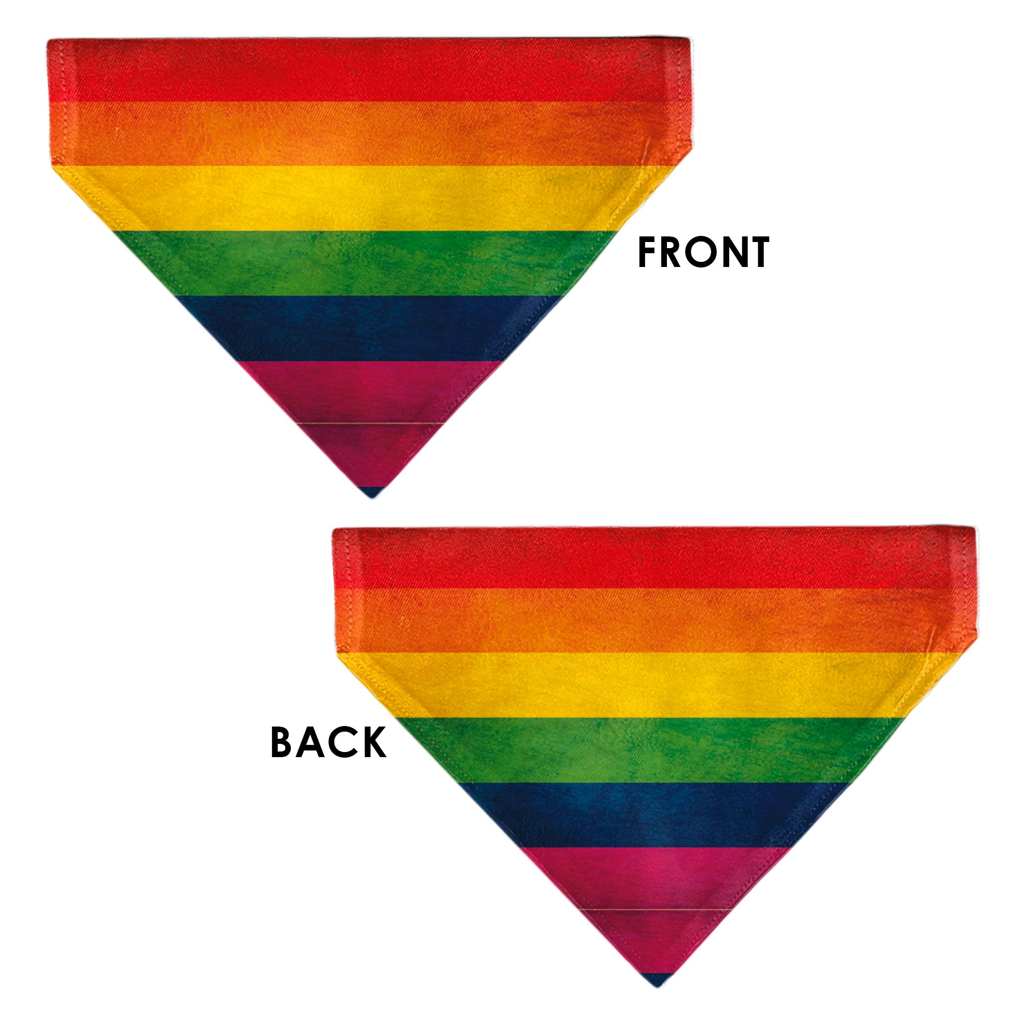 Pet Bandana - Flag Pride Distressed Rainbow Pet Bandanas Buckle-Down