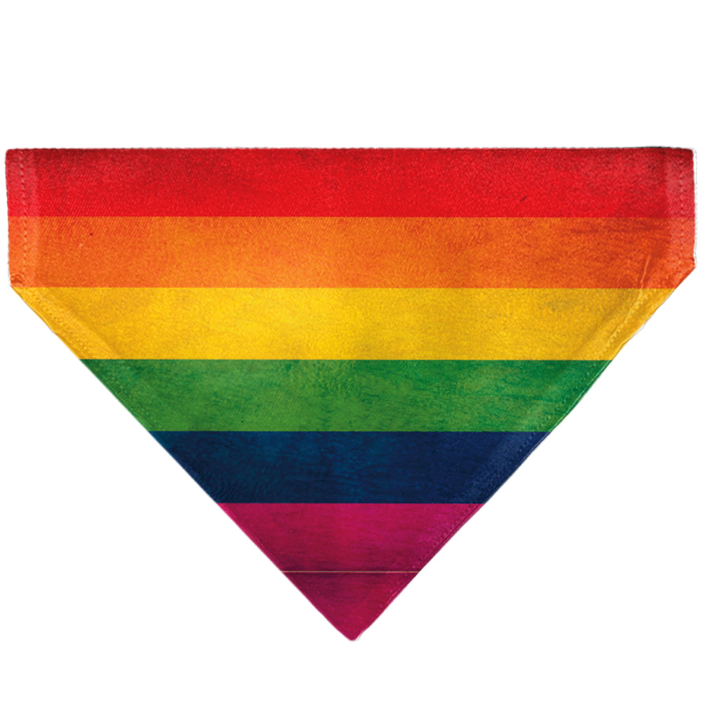 Pet Bandana - Flag Pride Distressed Rainbow Pet Bandanas Buckle-Down, Inc.