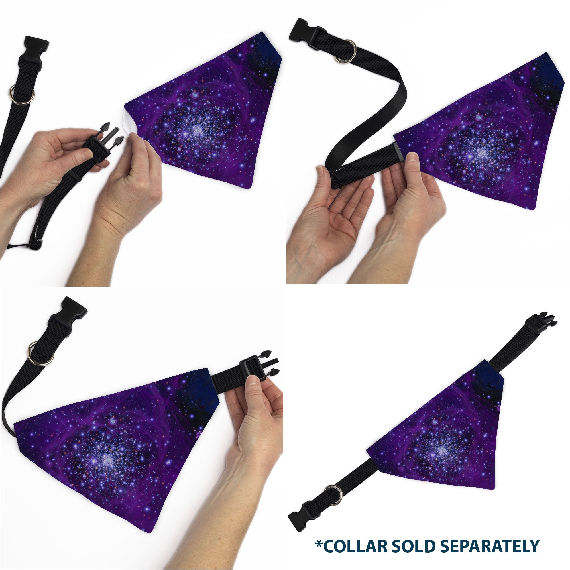 Pet Bandana - Galaxy Blues/Purples Pet Bandanas Buckle-Down
