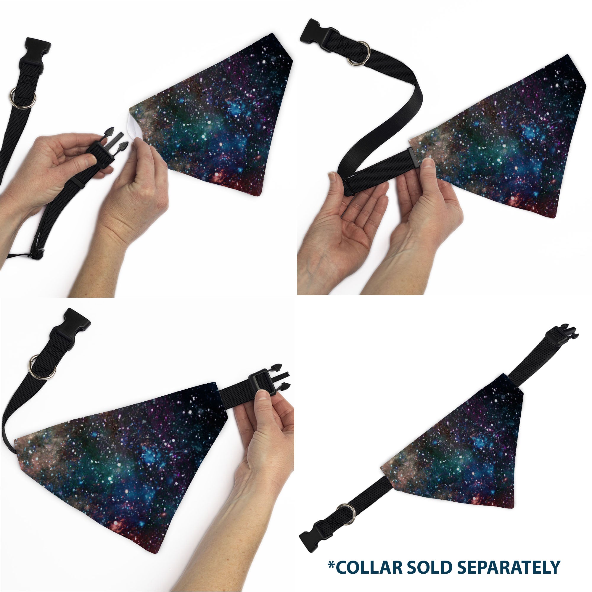 Pet Bandana - Galaxy Collage Pet Bandanas Buckle-Down