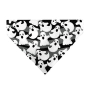 Pet Bandana - Ghosts Scattered Black/White Pet Bandanas Buckle-Down