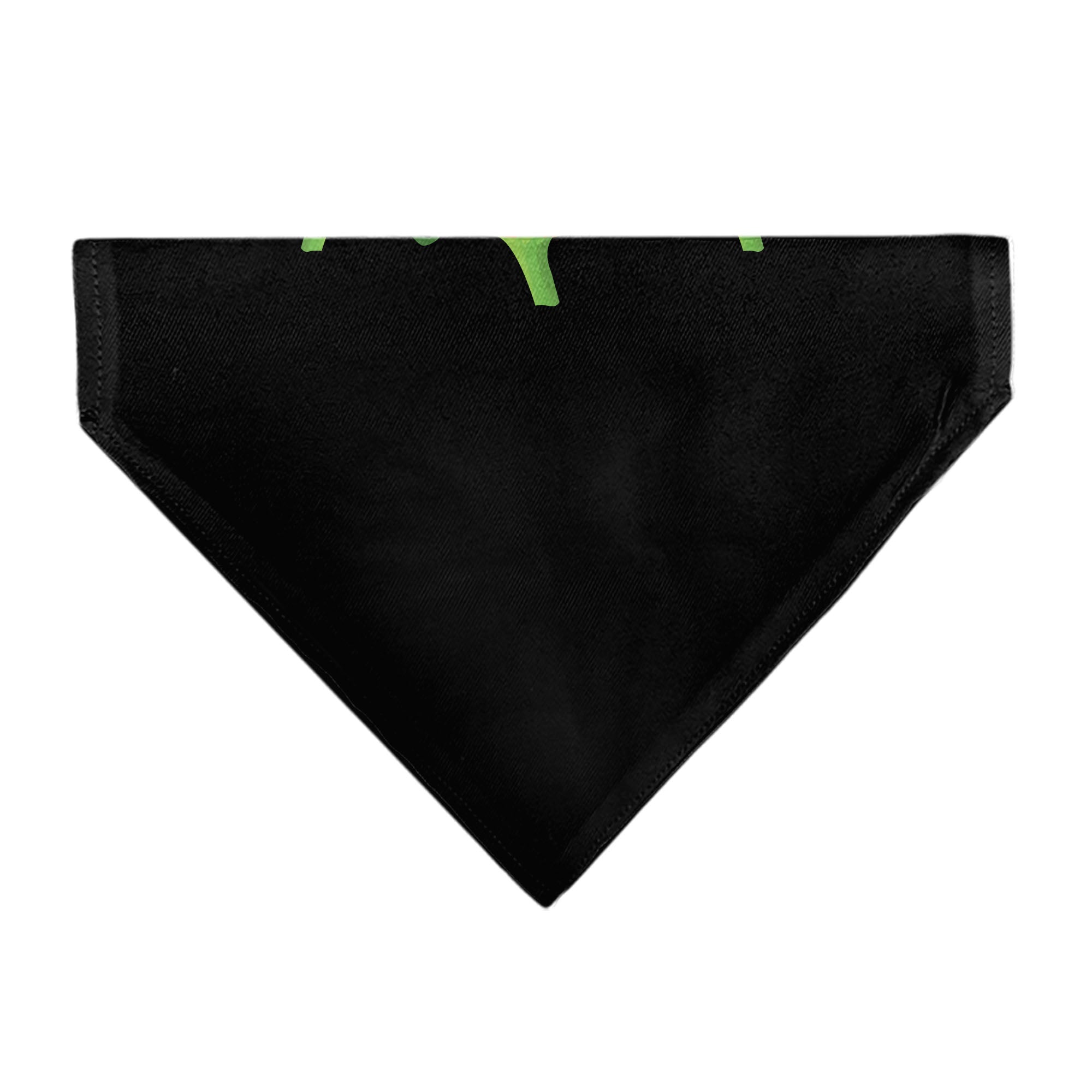 Pet Bandana - Jack-o'-Lanterns/Haunted House Black/Yellow Pet Bandanas Buckle-Down