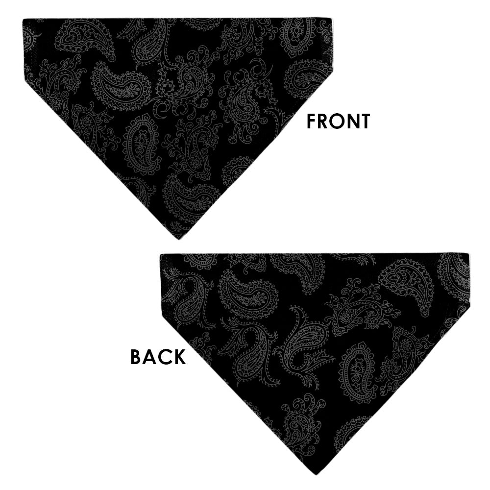 Pet Bandana - Bandana Black/Gray Pet Bandanas Buckle-Down