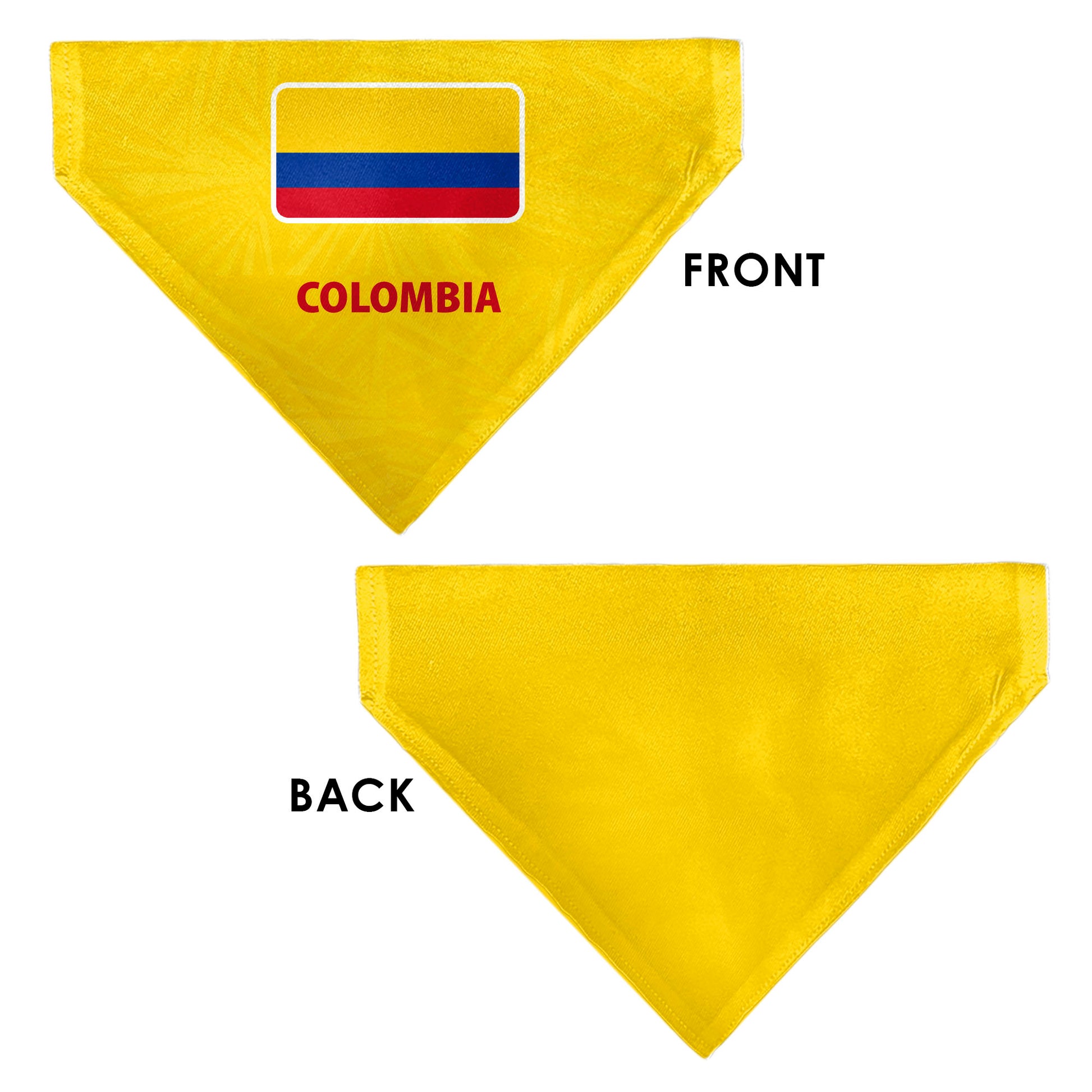Pet Bandana - Global Soccer Cup Series Colombia Spirit Flag Pet Bandanas Buckle-Down