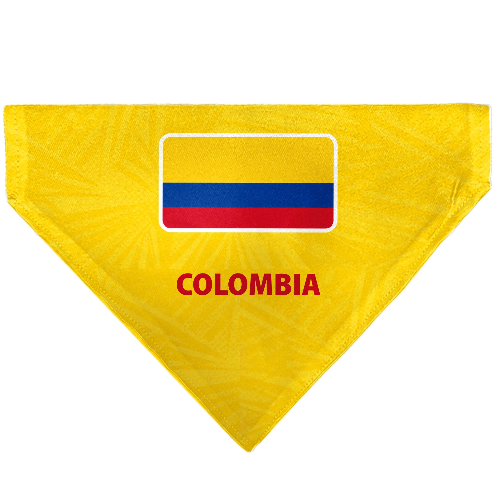 Pet Bandana - Global Soccer Cup Series Colombia Spirit Flag Pet Bandanas Buckle-Down