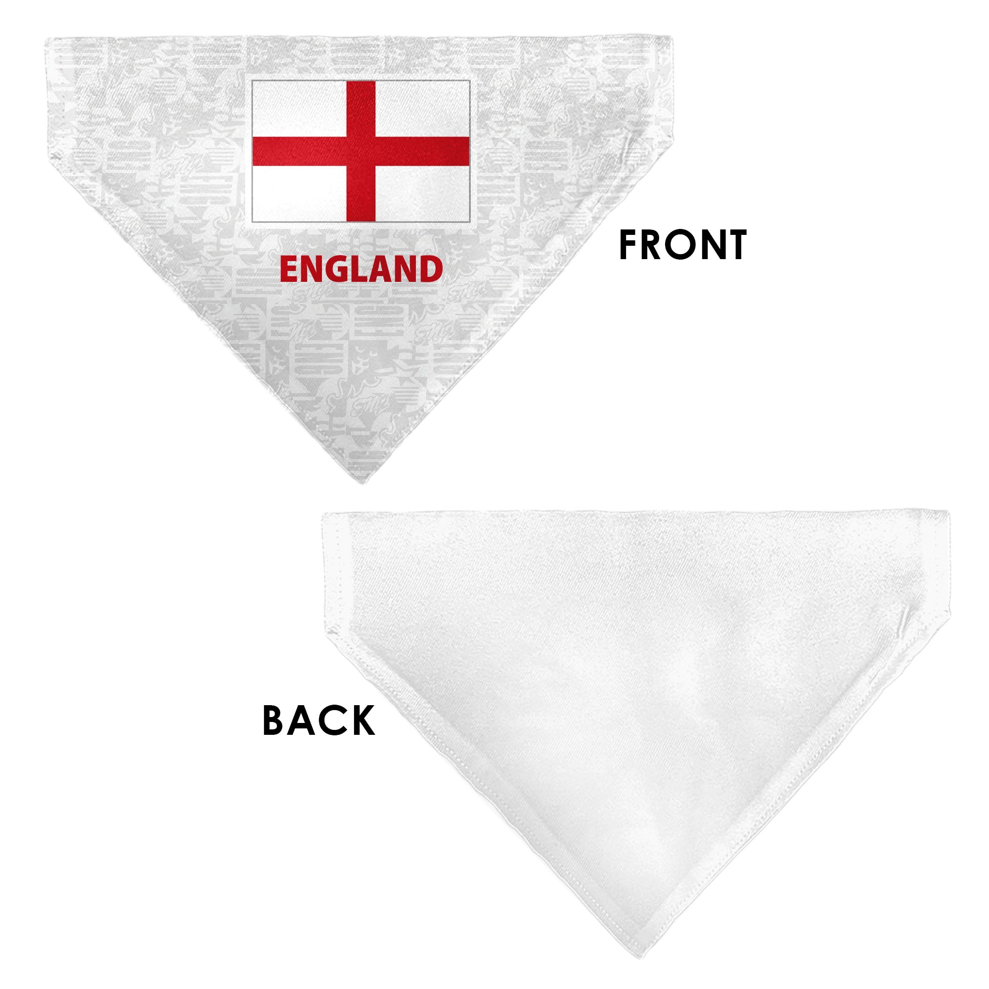Pet Bandana - Global Soccer Cup Series England Spirit Flag Pet Bandanas Buckle-Down