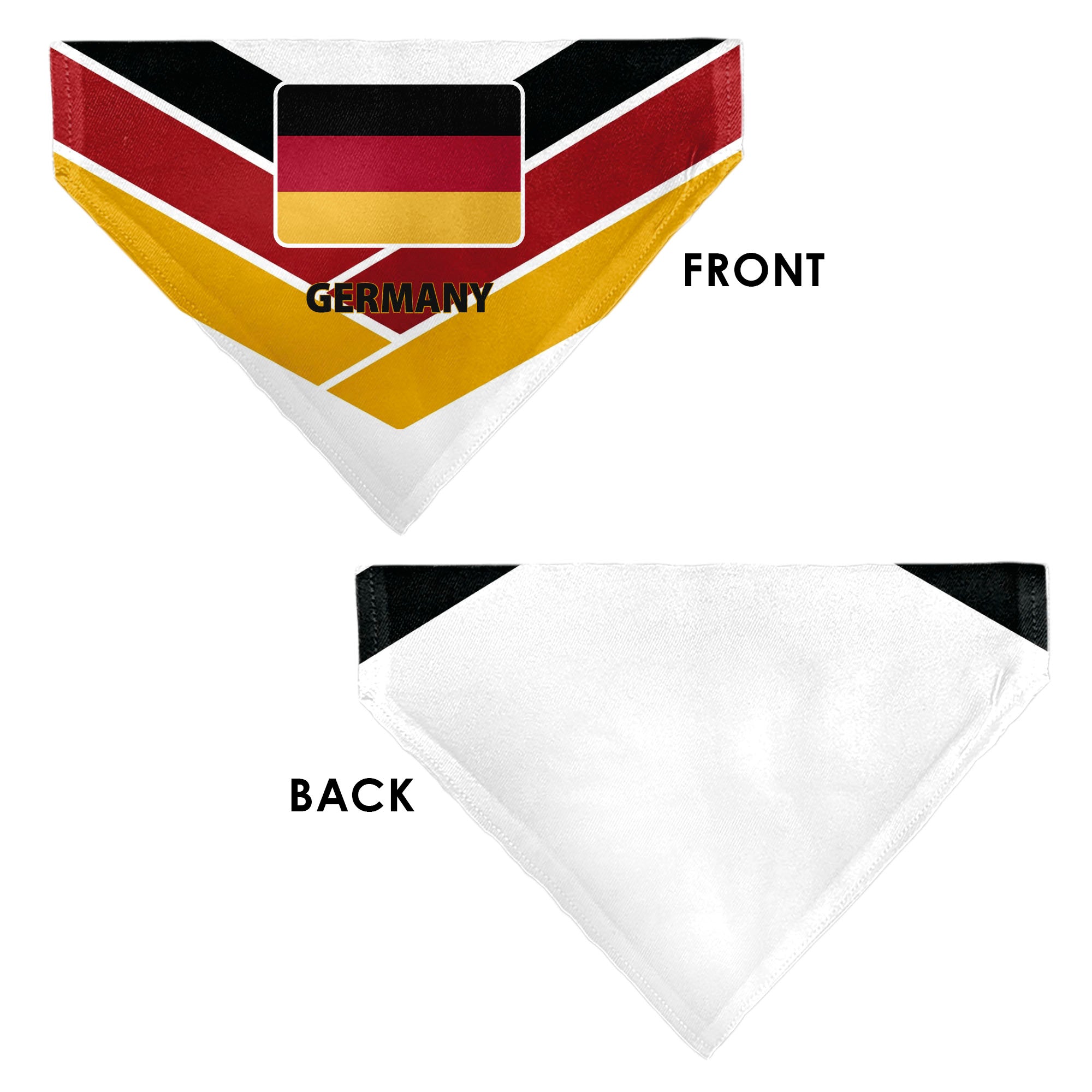 Pet Bandana - Global Soccer Cup Series Germany Spirit Flag Pet Bandanas Buckle-Down