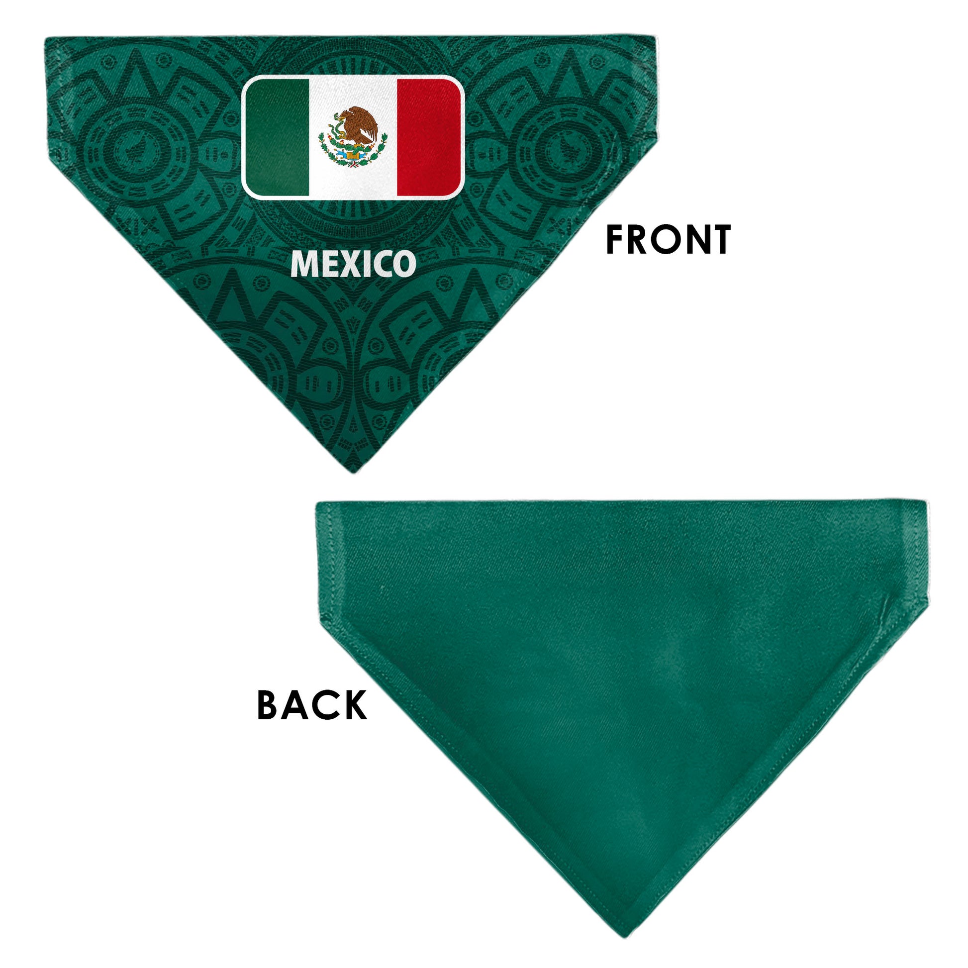 Pet Bandana - Global Soccer Cup Series Mexico Spirit Flag Pet Bandanas Buckle-Down