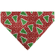 Pet Bandana - Christmas Trees/Stars Red/White/Green Pet Bandanas Buckle-Down