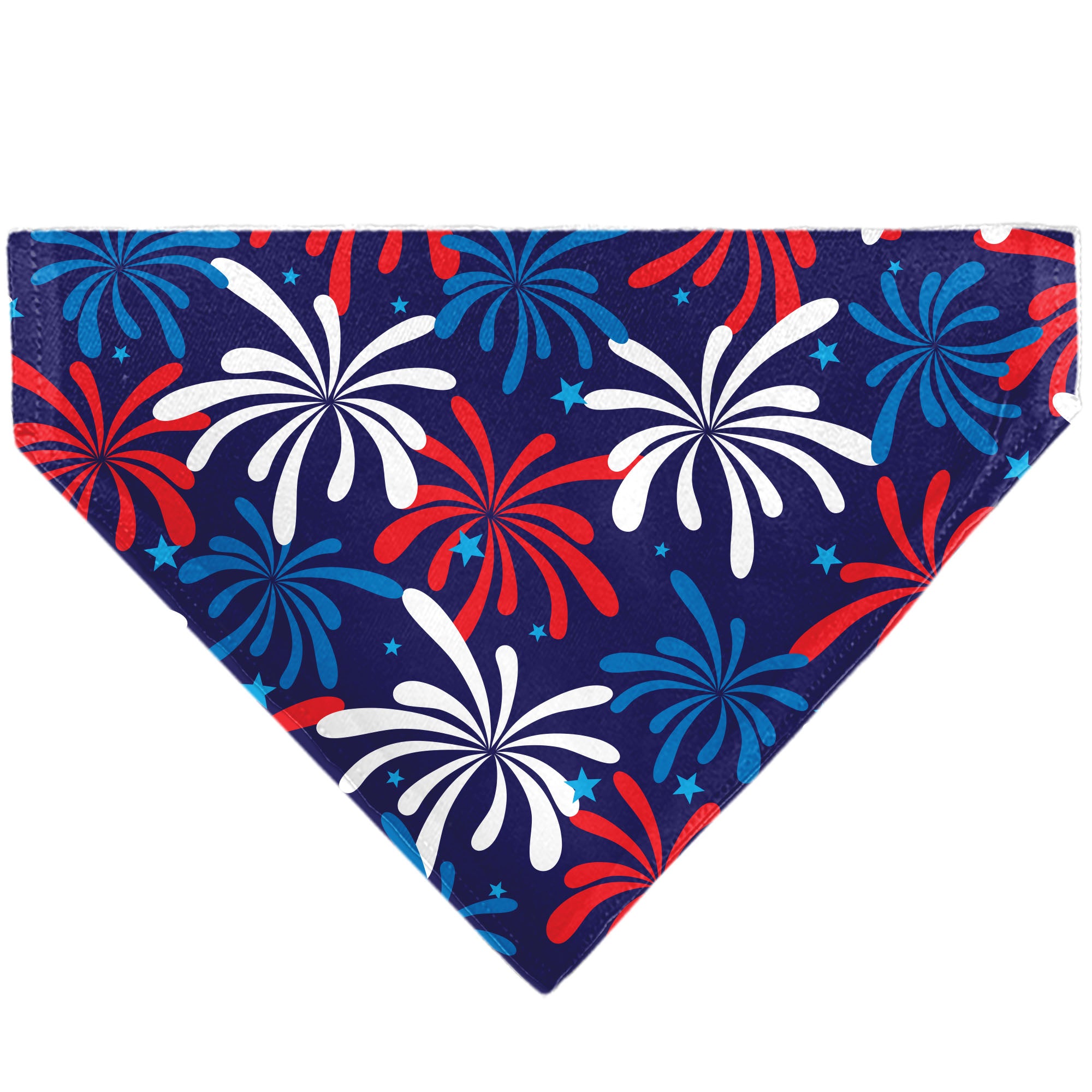 Pet Bandana - Americana Fireworks Show Blues/Red/White Pet Bandanas Buckle-Down