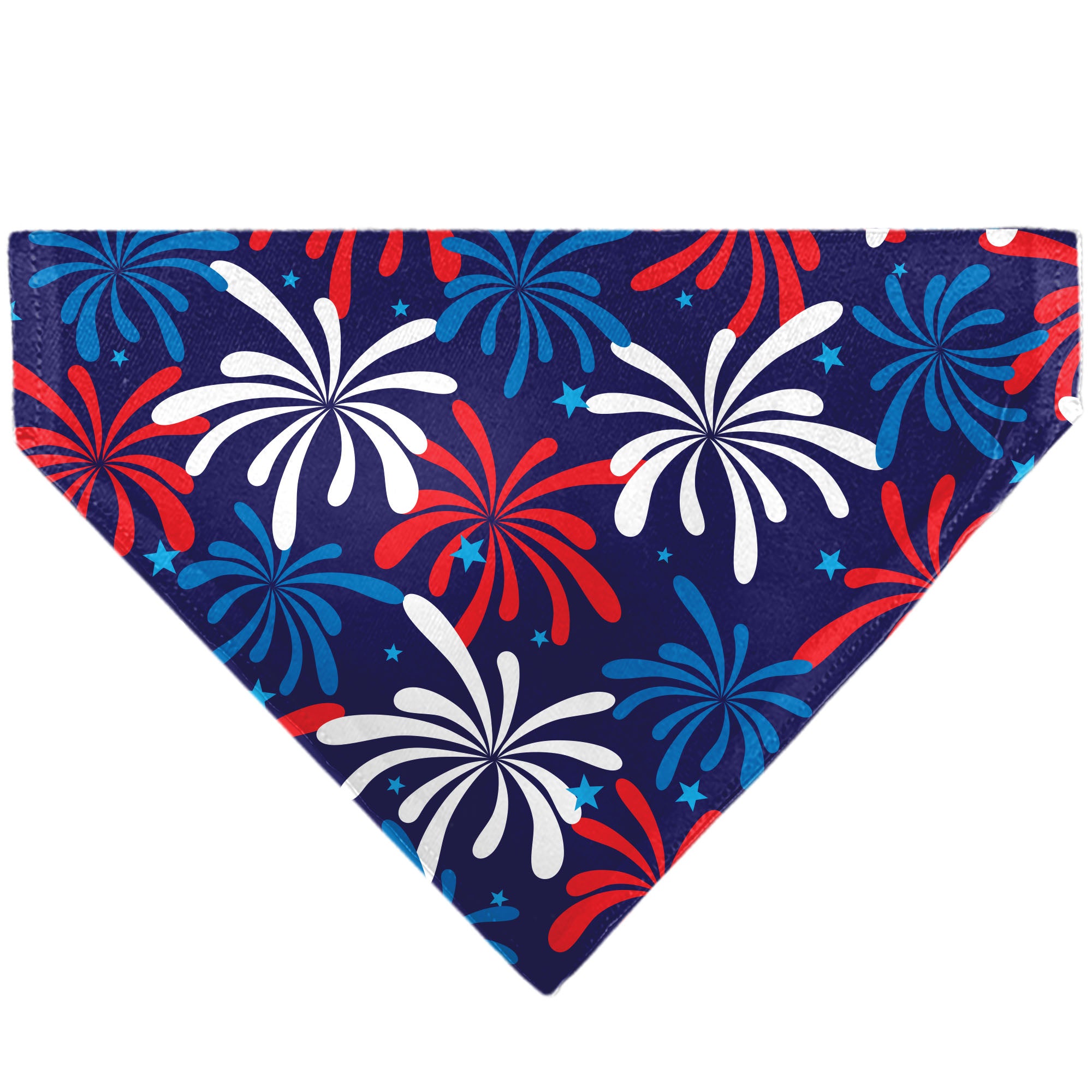 Pet Bandana - Americana Fireworks Show Blues/Red/White Pet Bandanas Buckle-Down