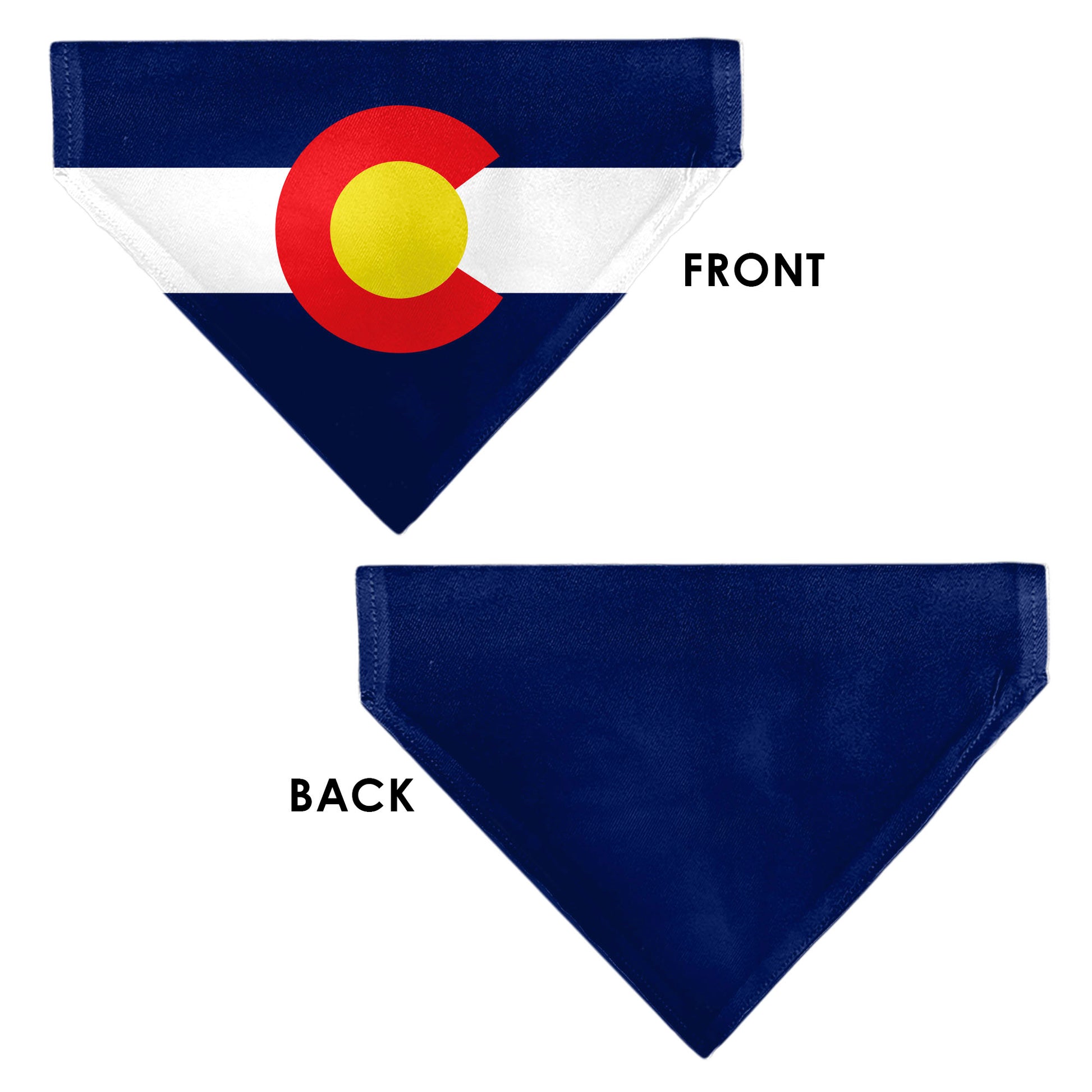 Pet Bandana - Colorado Flag Centered Pet Bandanas Buckle-Down