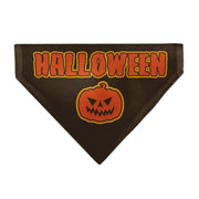 Pet Bandana - HALLOWEEN Jack-O-Lantern Pumpkin Black/Orange Pet Bandanas Buckle-Down