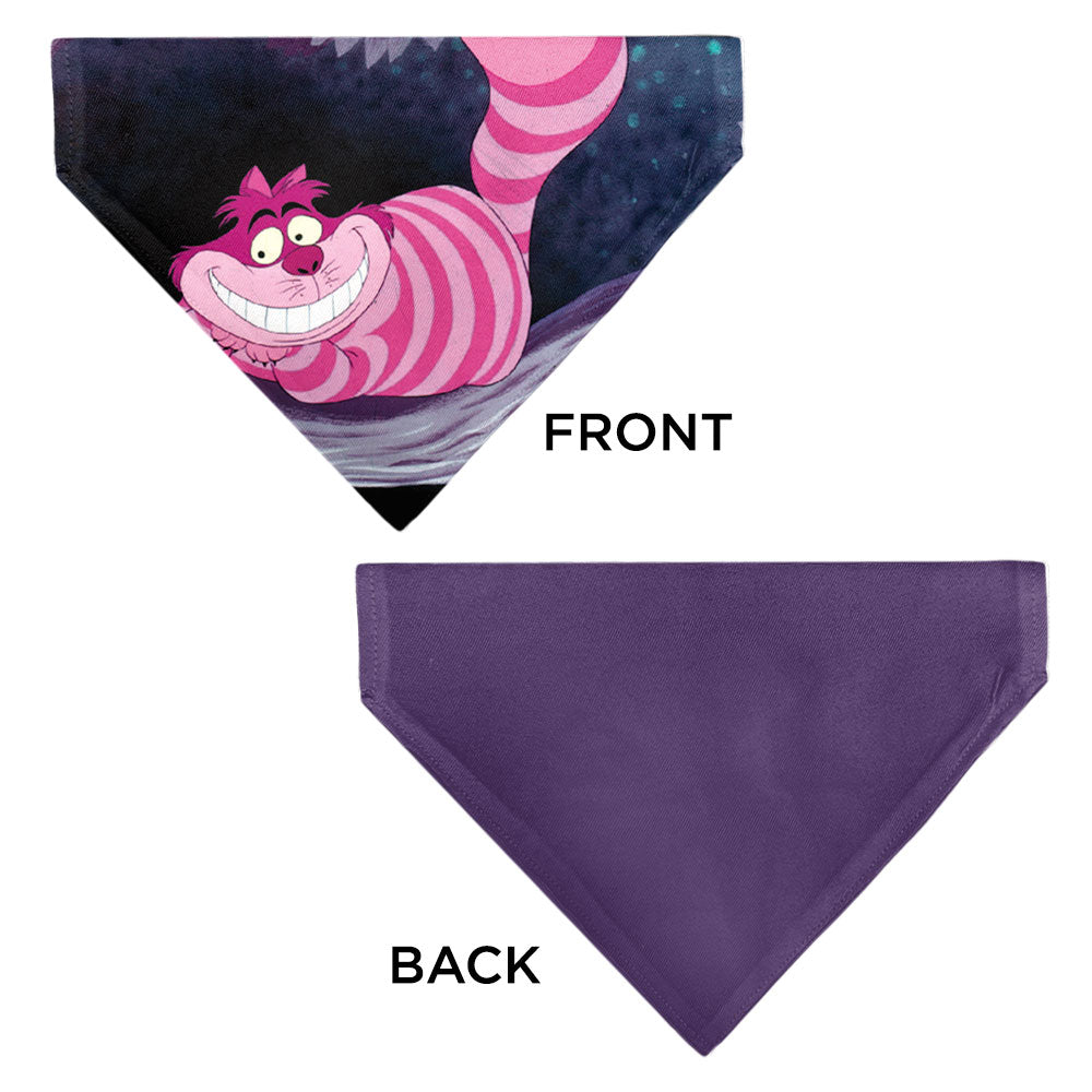 Pet Bandana - Alice in Wonderland Cheshire Cat Smiling Pose Pet Bandanas Disney