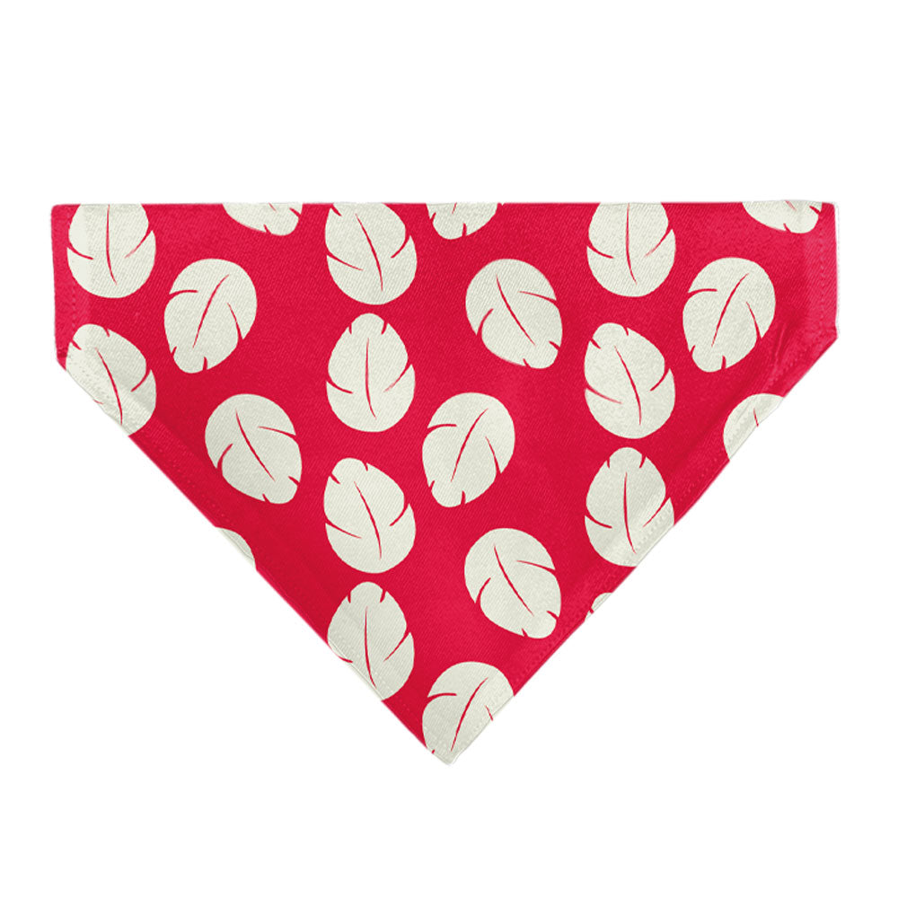 Pet Bandana - Lilo Dress Leaves & Stitch Sitting Pose Red/White Pet Bandanas Disney