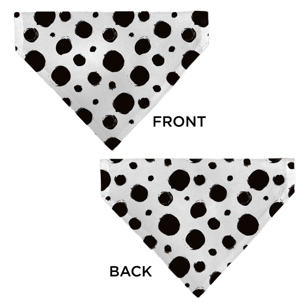 Pet Bandana - 101 Dalmatians Cruella's Spots White/Black Pet Bandanas Disney