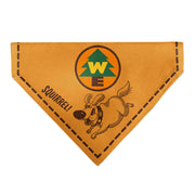 Pet Bandana - Up Dug SQUIRREL Pose and Wilderness Explorer Badge Orange Pet Bandanas Disney