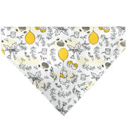 Pet Bandana - Winnie the Pooh Balloon Pose and Foliage Collage Beige/Black/Yellows Pet Bandanas Disney