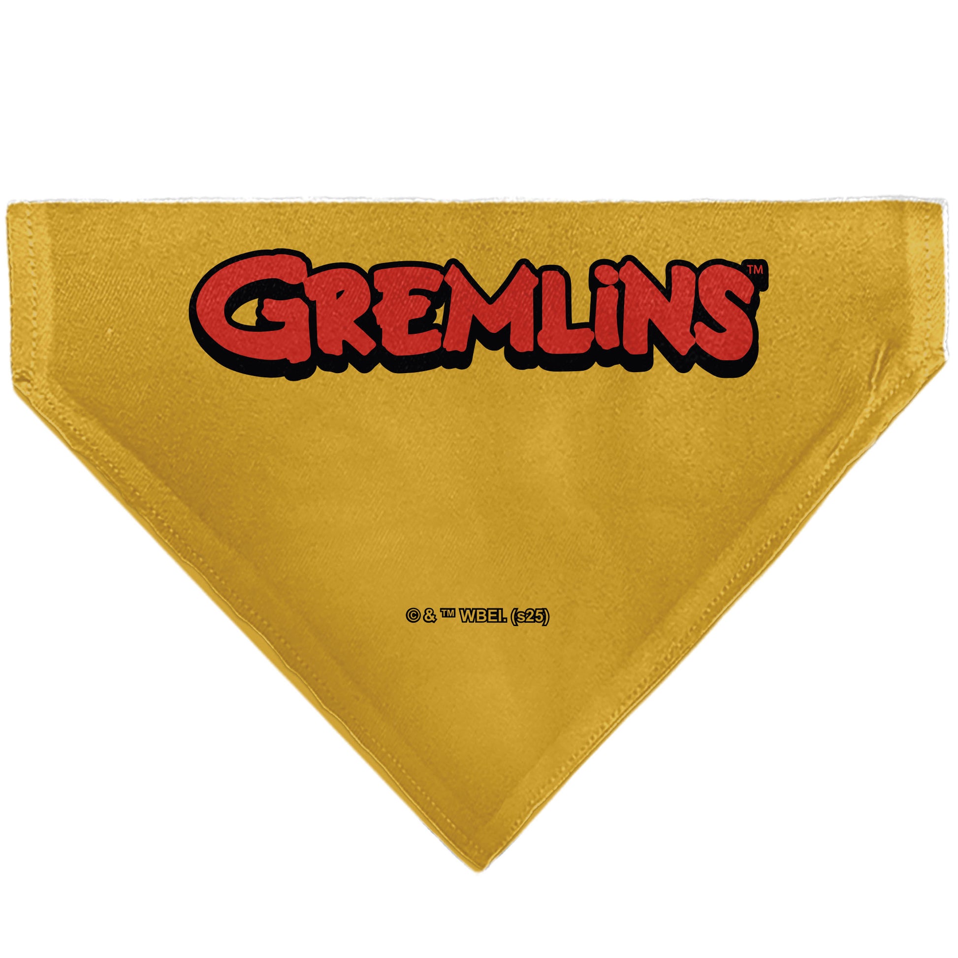 Pet Bandana - Stripe 84 Face and GREMLINS Title Logo Pet Bandanas Gremlins