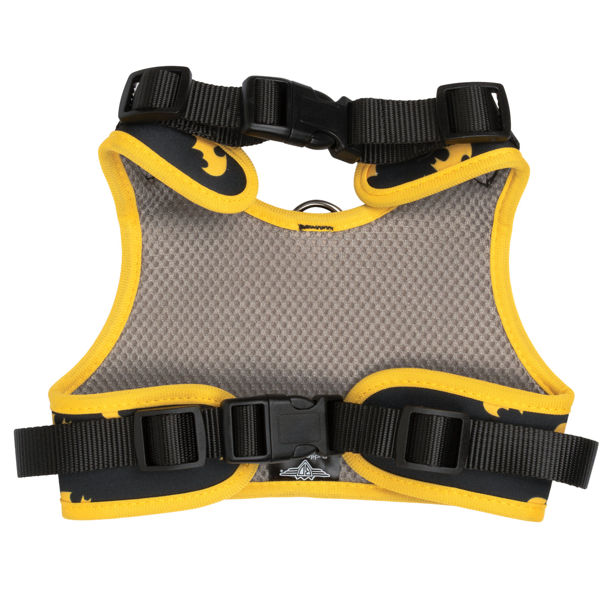 Pet Harness - Batman Bat Signal Scattered Black/Yellow