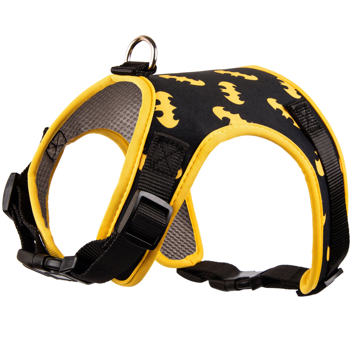 Pet Harness - Batman Bat Signal Scattered Black/Yellow