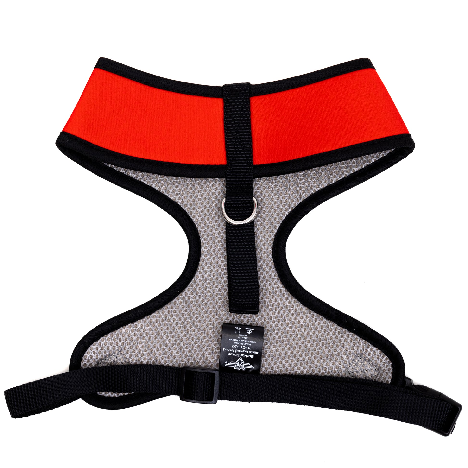 Disney Pet Harness, Mickey Mouse Smiling Face Red Black White Pet Harnesses Disney   