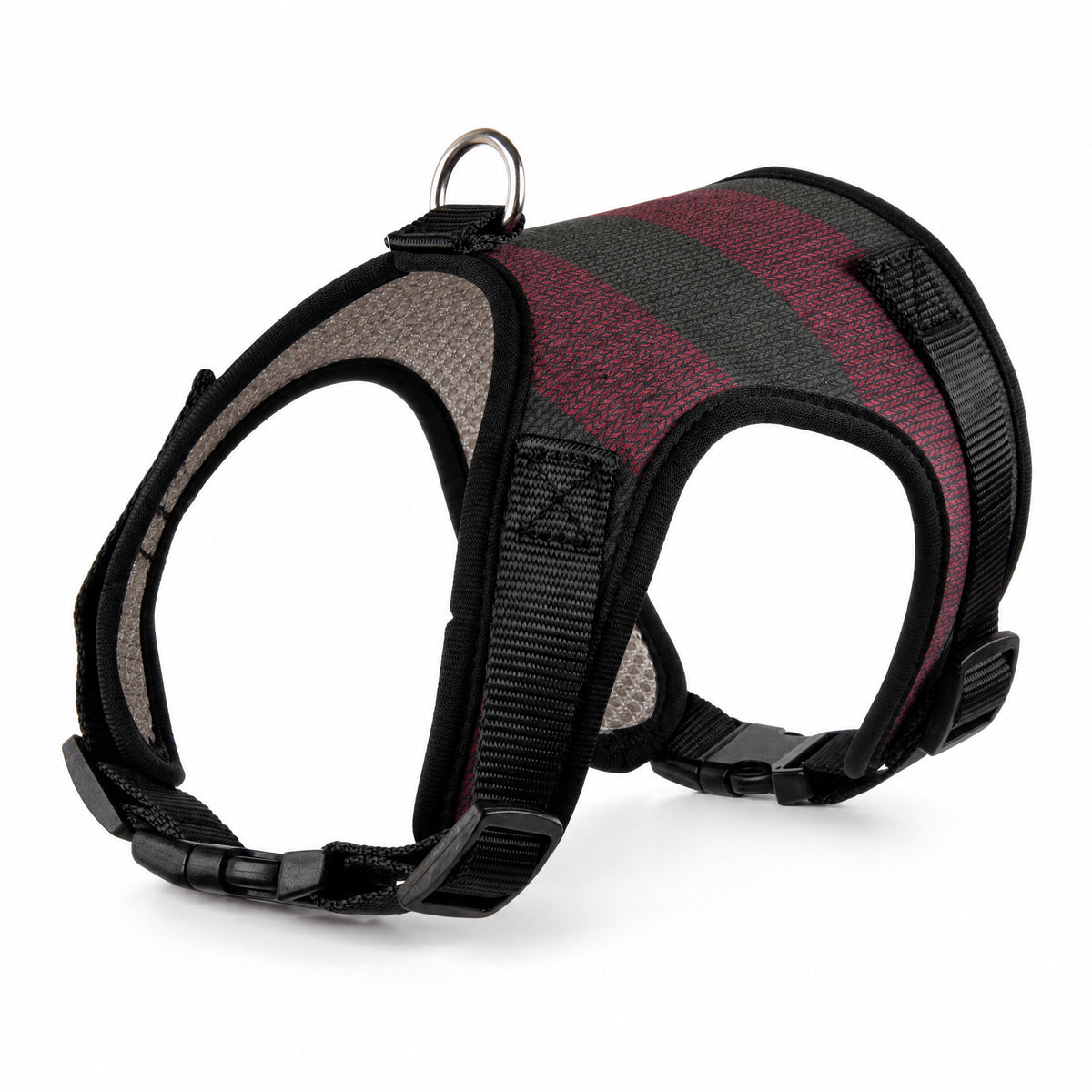 Pet Harness - A Nightmare On Elm Street Freddy's Sweater Stripes Reds/Greens