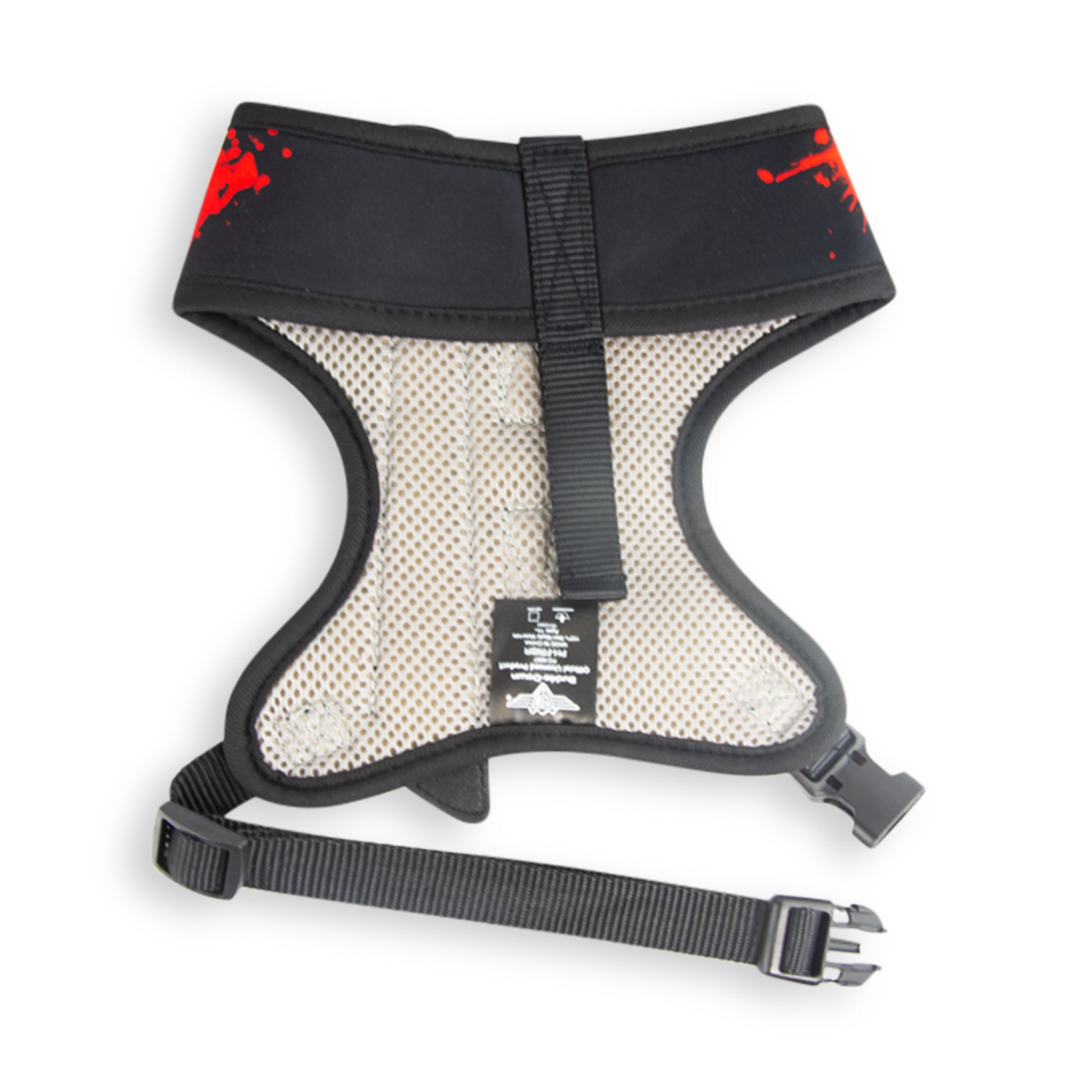 Pet Harness - Friday the 13th Jason Hockey Mask with Machete Applique Pet Harnesses Friday the 13th