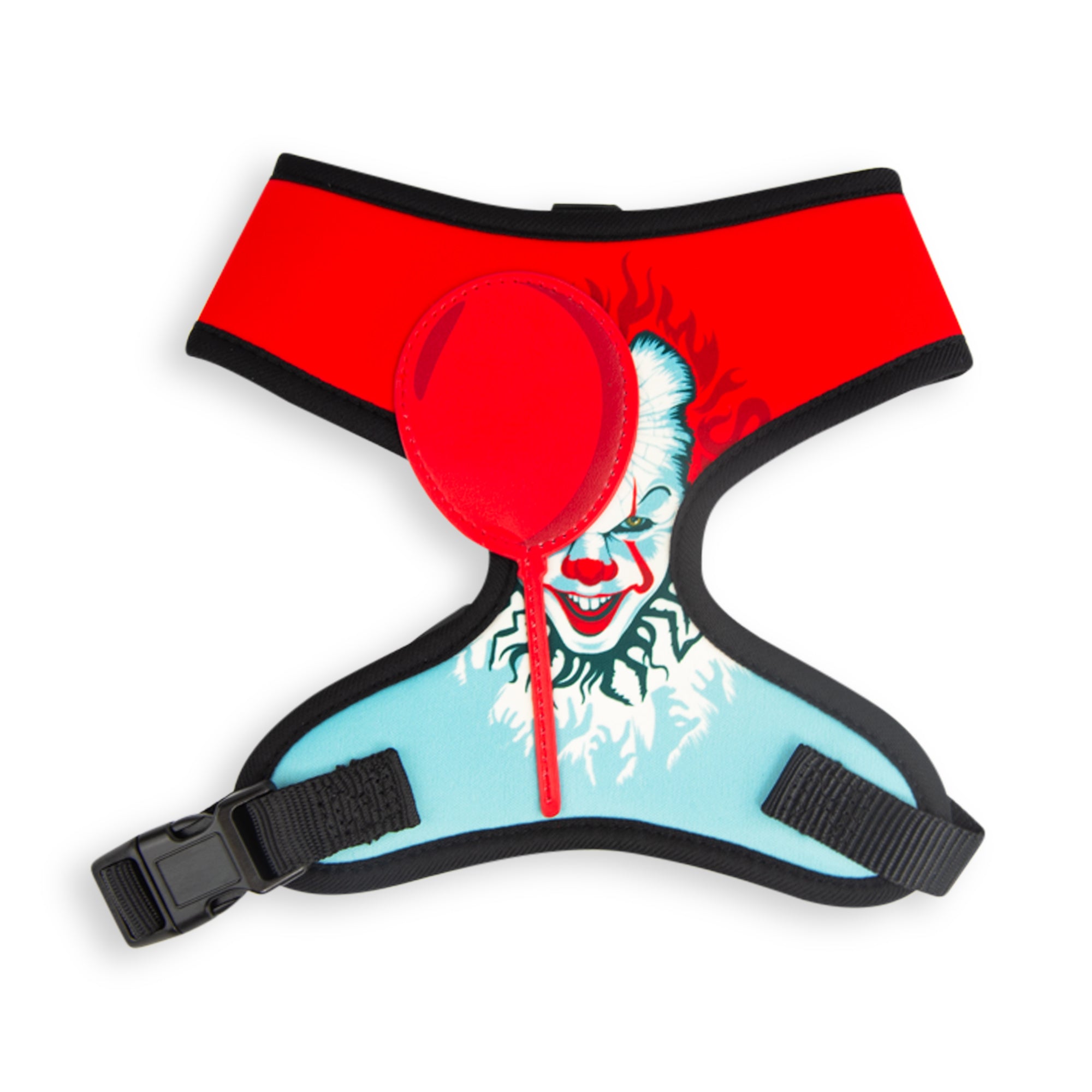 Pet Harness - IT Pennywise Smiling Face with Balloon Applique