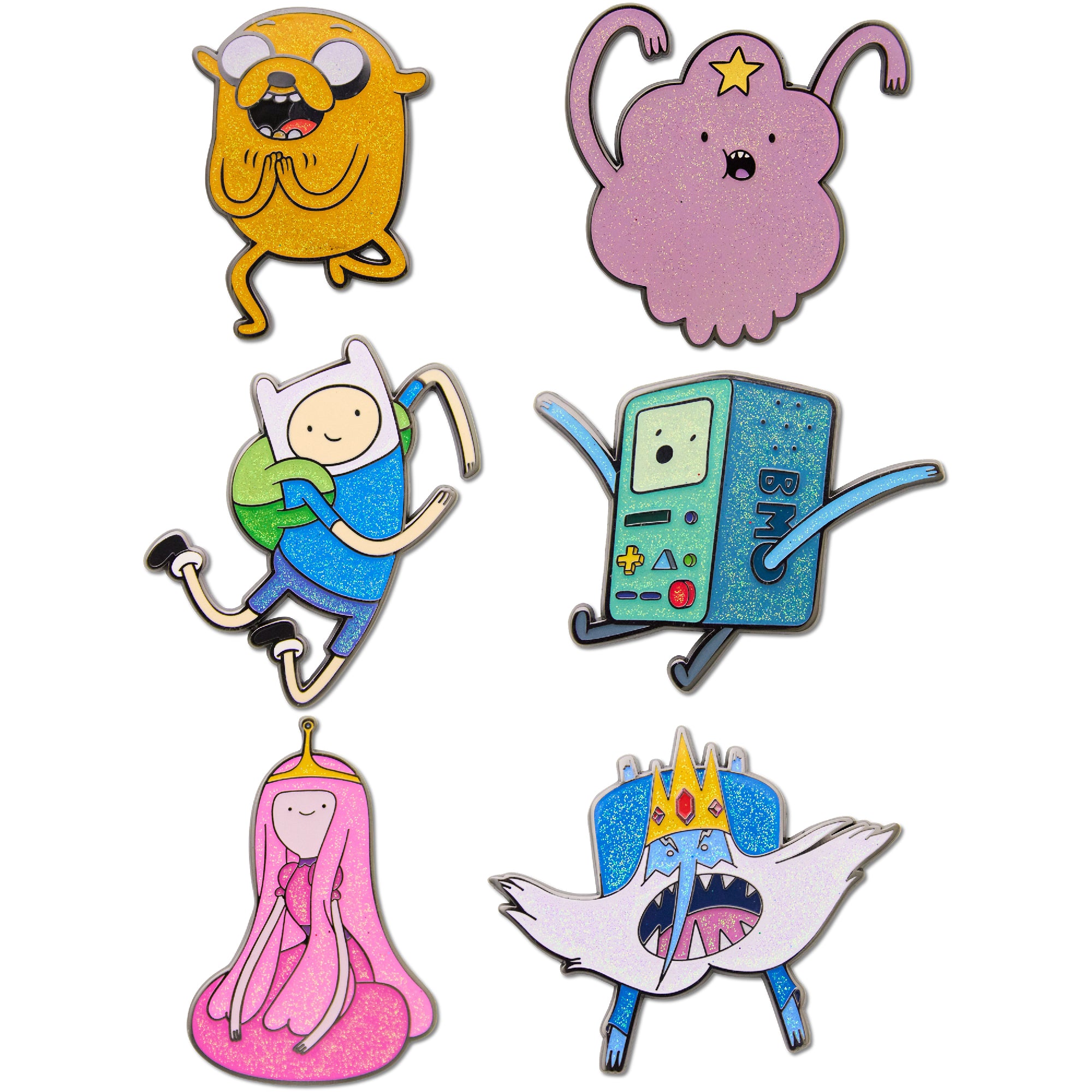 Adventure Time Mystery Enamel Pin Blind Box Series, BMO, Finn, The Ice King, Jake, Lumpy Space Princess, or Princess Bubblegum